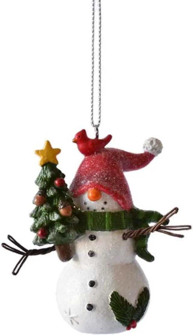 Alt view image 3 of 4 - Ganz MX180568 Snowman Gnome Ornaments, Set of 3, 3.75 Inches Height