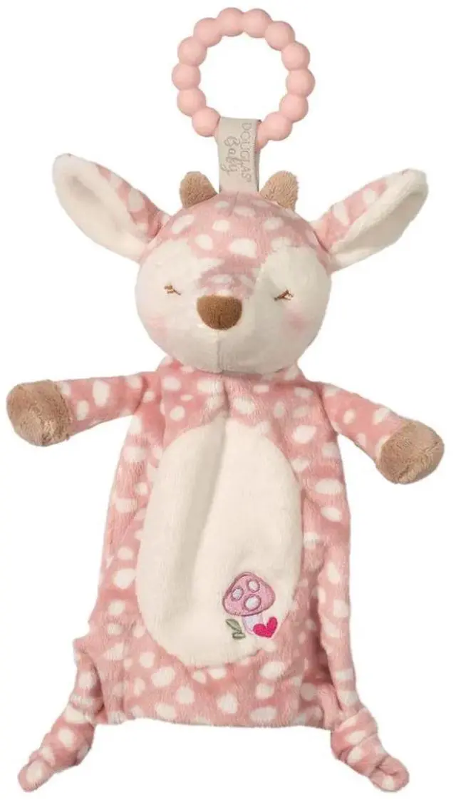Main image of Douglas Toys Farrah Pink Fawn Lil Sshlumpie Teether