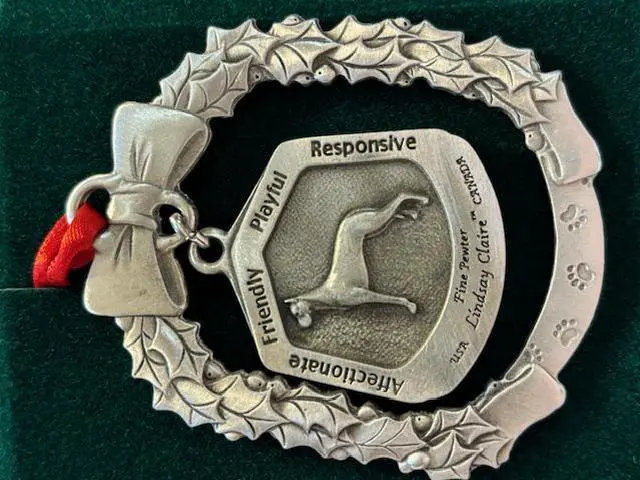Alt view image 2 of 2 - Great Dane Fine Pewter Dog Breed Ornament