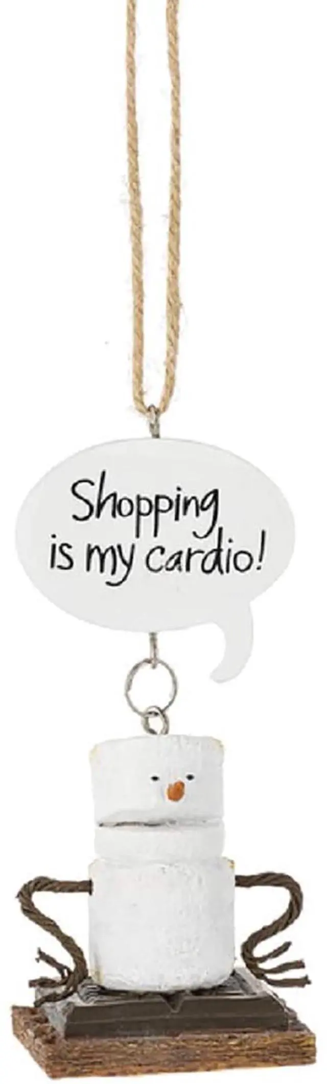 Main image of Midwest-CBK Toasted S'mores Ornament - Shopping Is My Cardio!