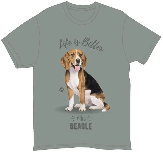 Main image of Beagle Unisex 100% Cotton T-Shirt - Super Soft & Comfortable, XX-Large