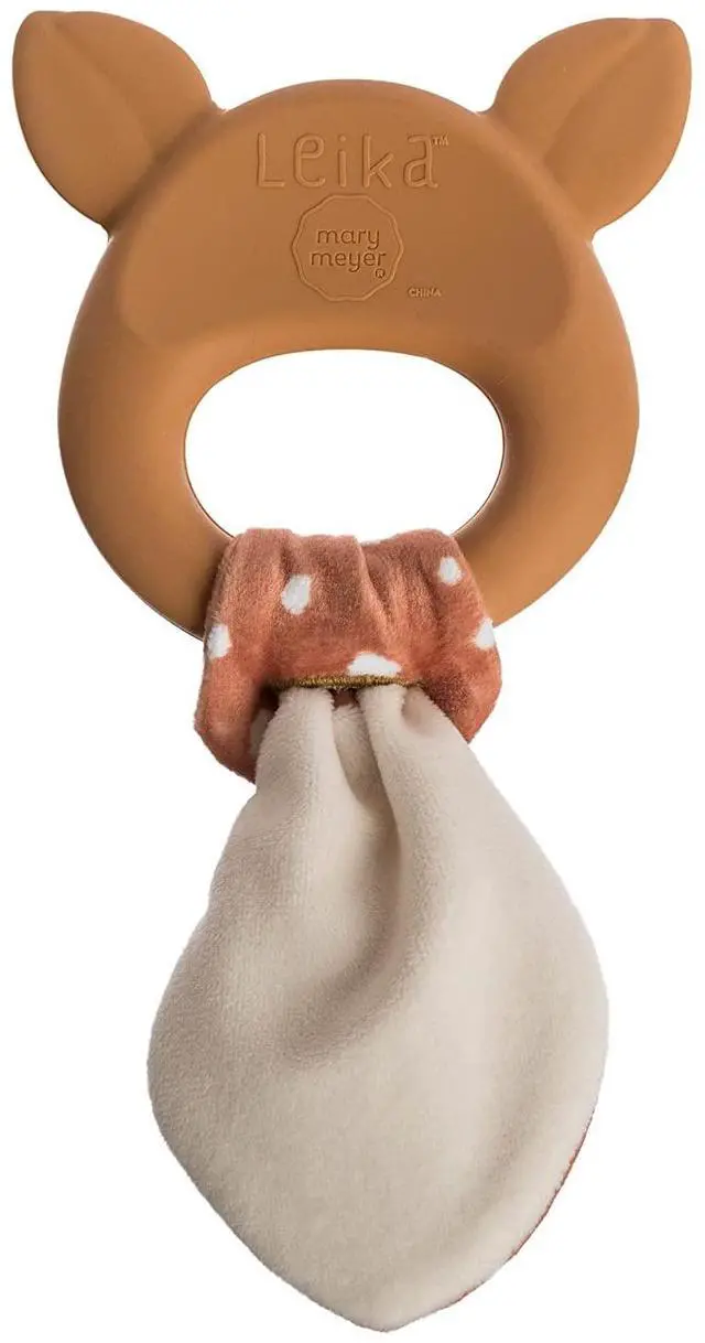 Alt view image 2 of 4 - Mary Meyer Leika Silicone Baby Teething Toy, 9-Inches, Little Fawn
