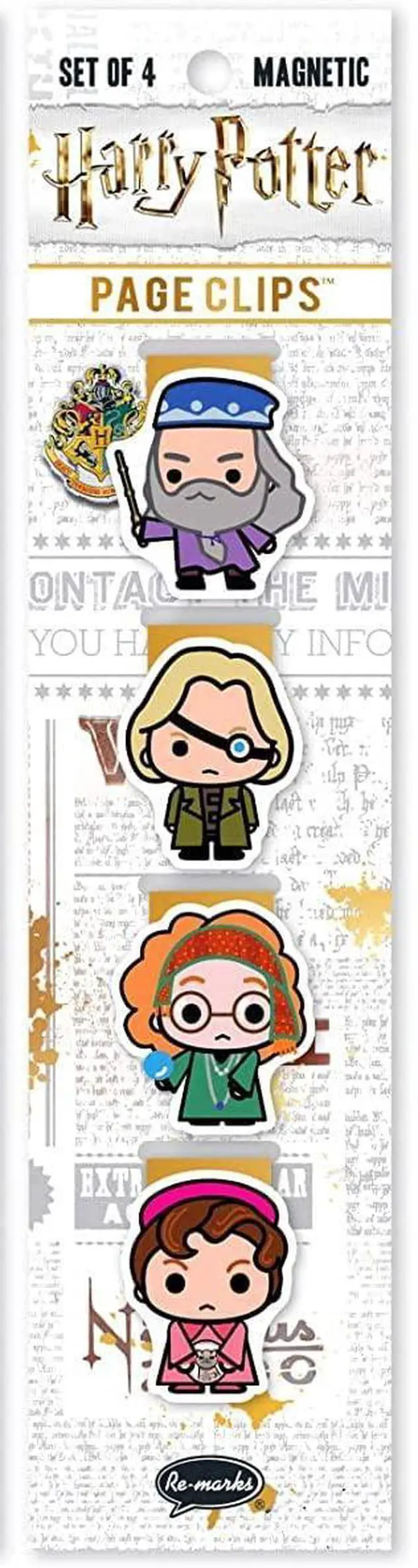 Main image of Re-marks Harry Potter Professors II, Magnetic Page Clips, Set of 4