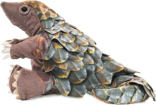 Alt view image 3 of 4 - Folkmanis Pangolin Hand Puppet
