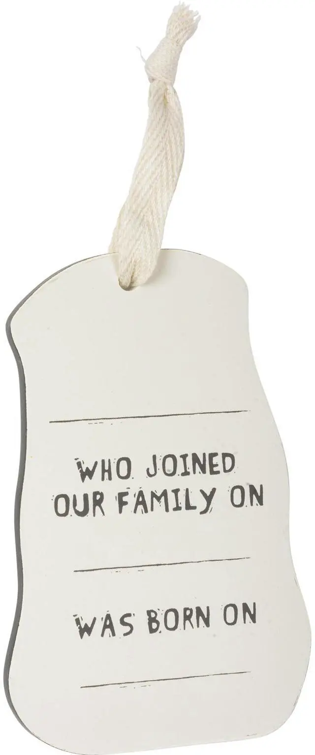 Alt view image 3 of 3 - Primitives by Kathy Wooden Hanging Ornament, 2-Sided - I Love My Husky