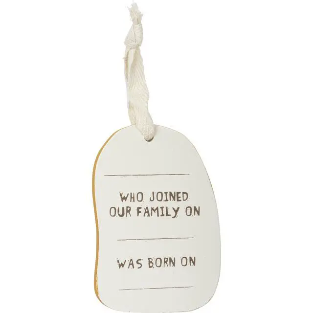 Alt view image 3 of 3 - Primitives by Kathy Wooden Hanging Ornament, 2-Sided - I Love My Beagle