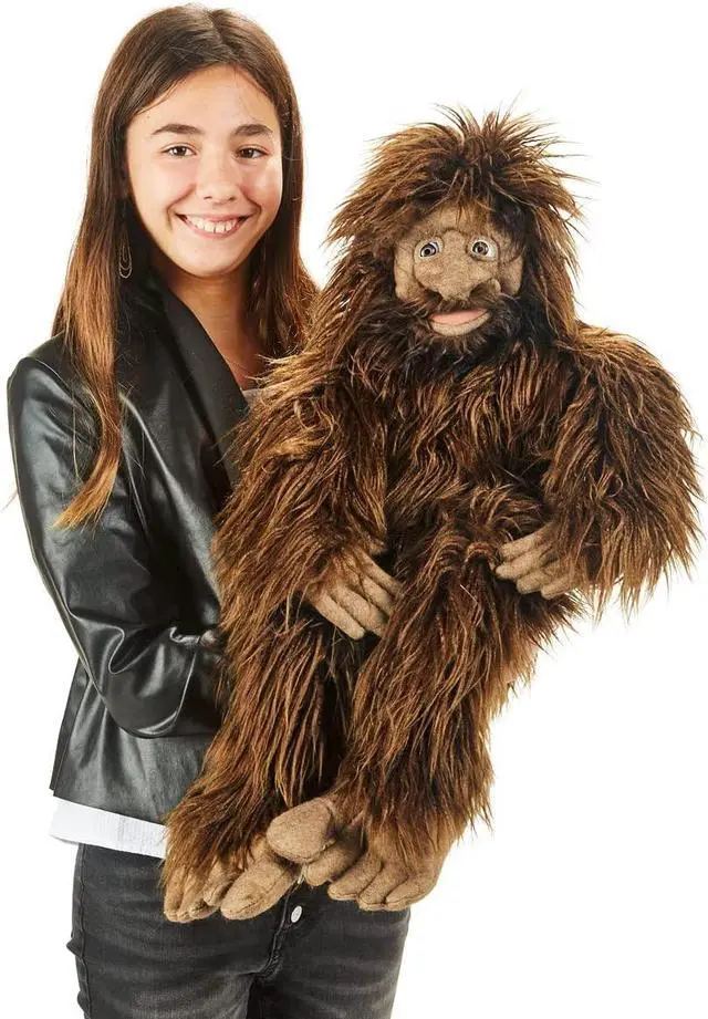 Alt view image 3 of 3 - Folkmanis Sasquatch Hand Puppet