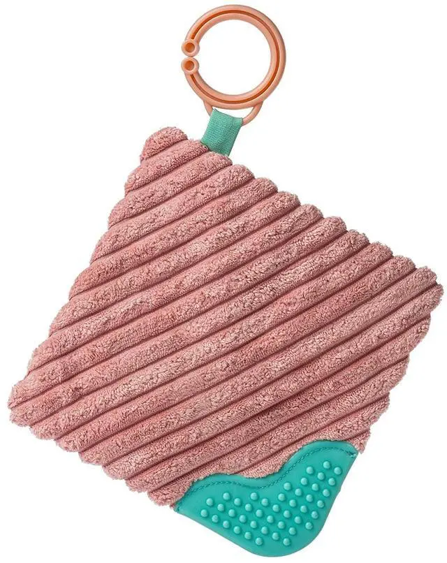 Alt view image 2 of 2 - Mary Meyer Crinkle Teether Toy with Squeaker, 6", Little But Fierce Leopard