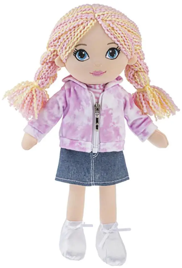Main image of Ganz This is Me! Luna Stuffed Toy Doll, 12" with Pink and Yellow Hair