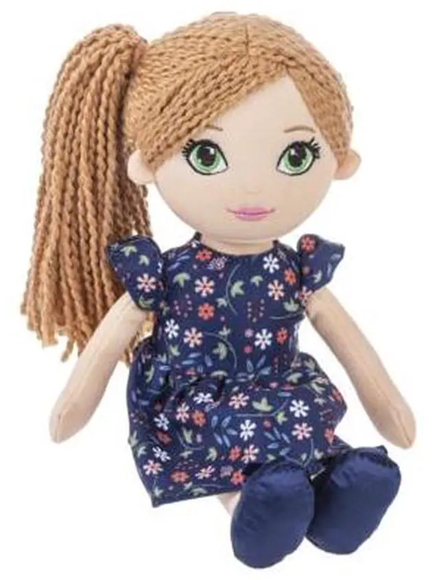 Alt view image 2 of 2 - Ganz This is Me! Mila Stuffed Toy Doll, 12" with Brown Hair and Green Eyes