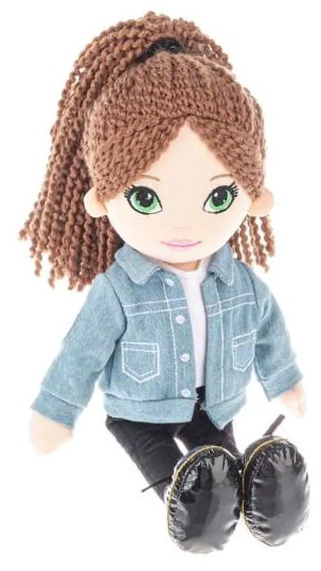 Alt view image 2 of 2 - Ganz This is Me! Kayla Stuffed Toy Doll, 12" with Brown Hair and Workout Outfit