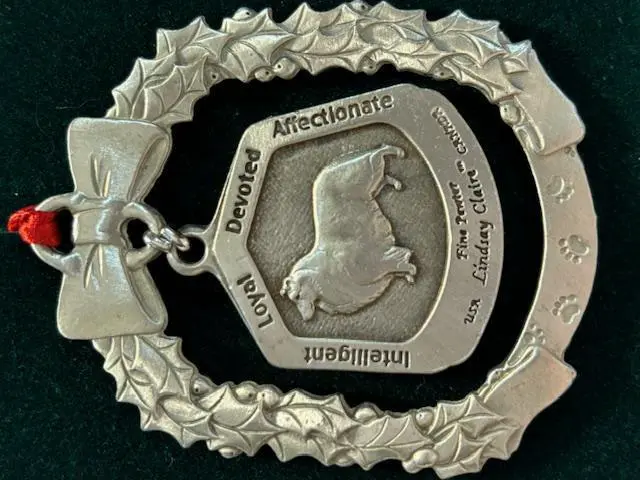 Alt view image 2 of 2 - Shetland Sheepdog Fine Pewter Dog Breed Ornament