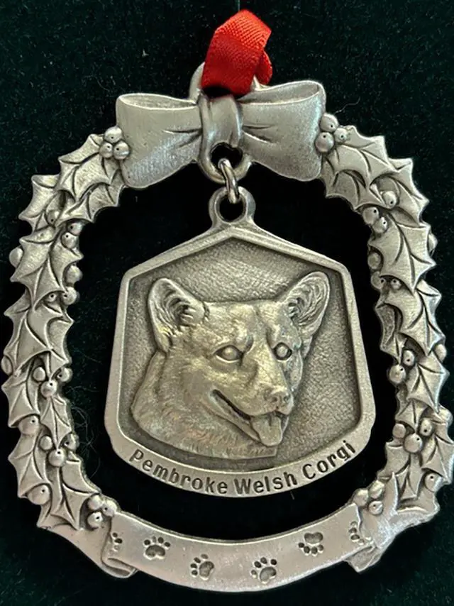 Main image of Pembroke Welsh Corgi Fine Pewter Dog Breed Ornament