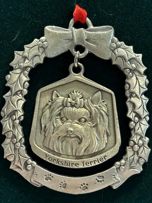 Main image of Yorkshire Terrier Yorkie Fine Pewter Dog Breed Ornament