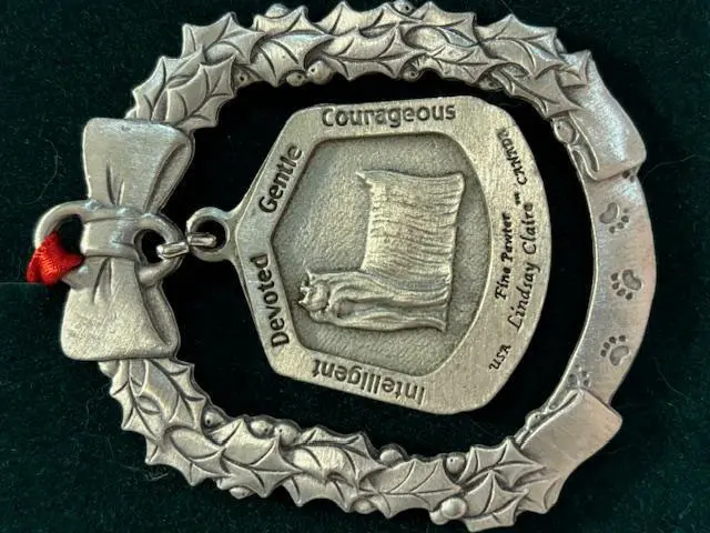 Alt view image 2 of 2 - Yorkshire Terrier Yorkie Fine Pewter Dog Breed Ornament