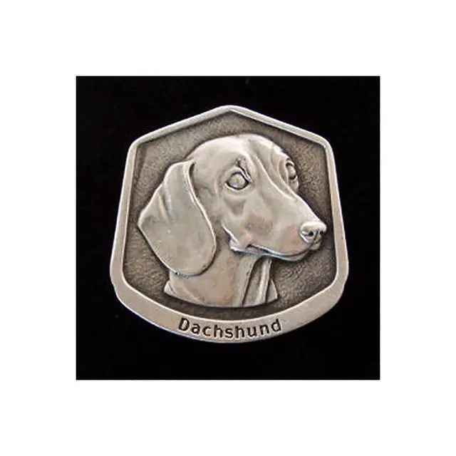 Alt view image 3 of 3 - Dachshund Fine Pewter Dog Breed Ornament