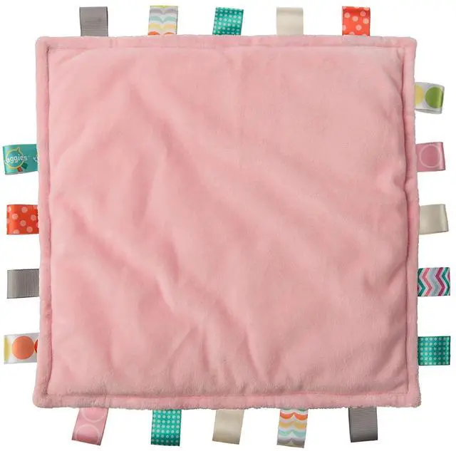 Alt view image 2 of 3 - Mary Meyer Taggies Original Blanket with Sensory Tags, 12 X 12", Comfy Fawn