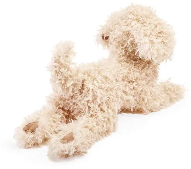 Alt view image 3 of 4 - Folkmanis White Poodle Puppy Hand Puppet, 20"