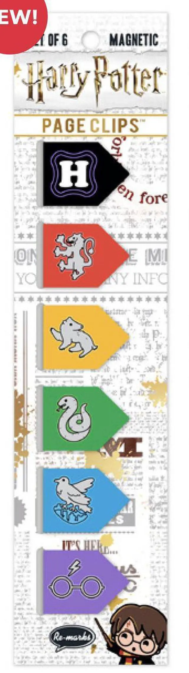 Main image of Re-Marks Harry Potter House Arrows Page Clips, Set of 6 Clips