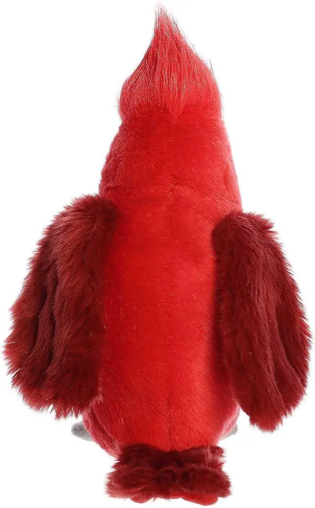 Alt view image 4 of 4 - Aurora® Realistic Miyoni® Cardinal Plush Stuffed Animal- 9 in