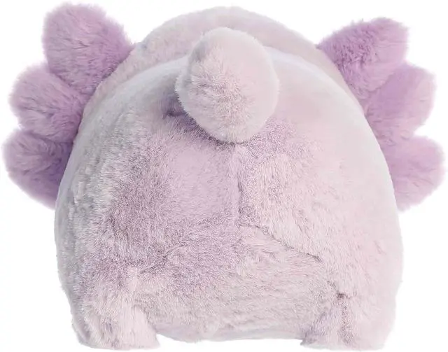 Alt view image 4 of 4 - Aurora® Spudsters Purple Axolotl Plush Stuffed Animal Round Shape Toy, 10"