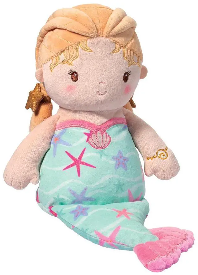 Main image of Douglas Toys Cora Aqua Mermaid Soft Doll Plush Stuffed, 13 inch