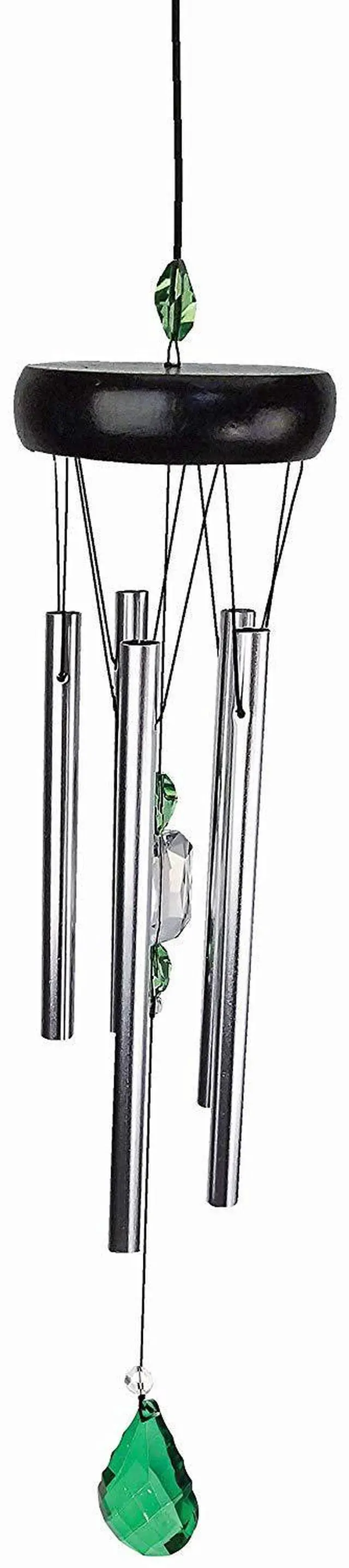 Main image of Spoontiques Green Crystal Wind Chime