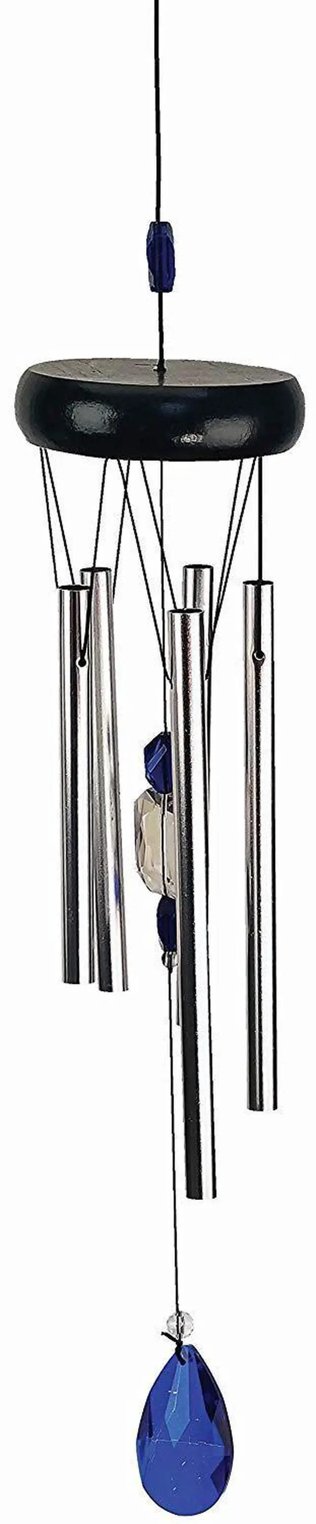 Main image of Spoontiques Blue Crystal Wind Chime