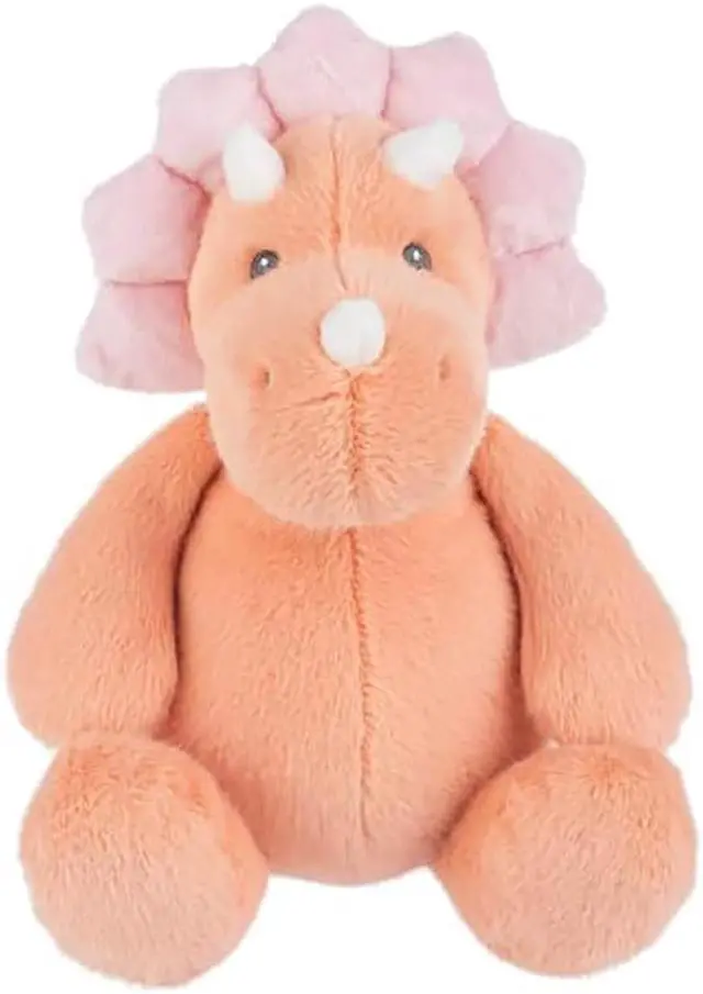 Main image of Baby Ganz Cuddlesome Orange Triceratops Dino Plush Toy, 12-inch Height