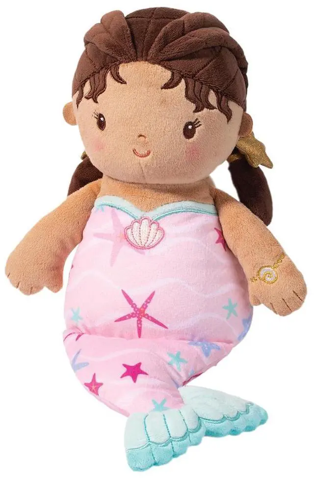 Main image of Douglas Toys Mira Pink Mermaid Soft Doll Plush Stuffed, 13 inch