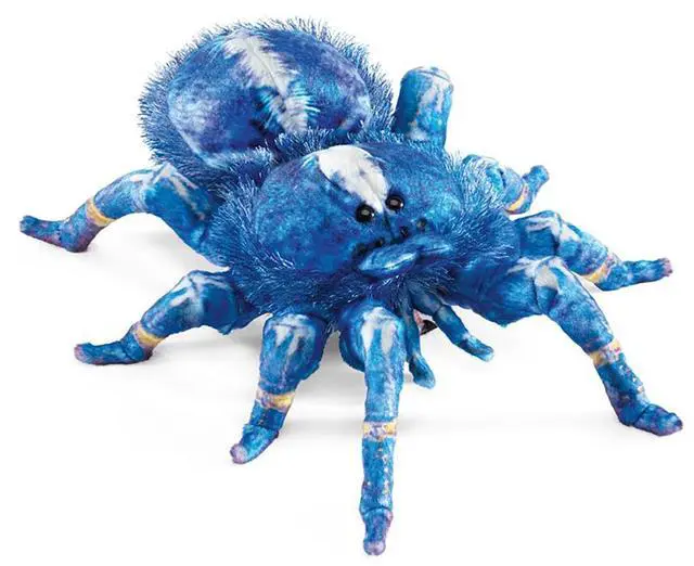 Main image of Folkmanis Blue Tarantula Hand Puppet