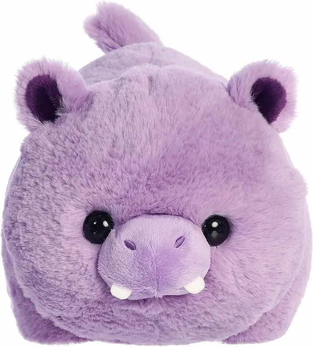Alt view image 2 of 4 - Aurora® Adorable Spudsters Harlo Purple Hippo Plush Stuffed Animal Toy, 10"