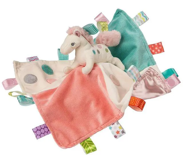 Main image of Mary Meyer Taggies Soothing Sensory Stuffed Animal Security Blanket, Painted Pony, 13 x 13"