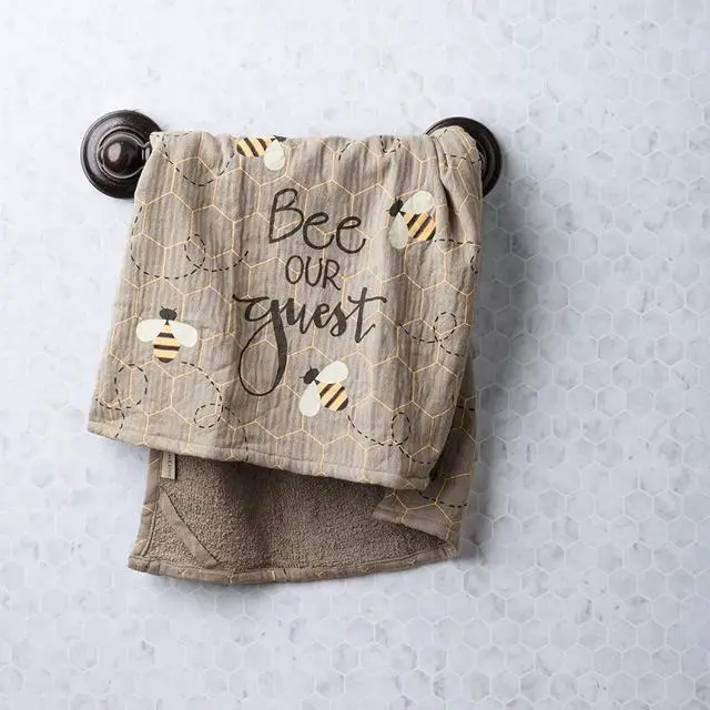 Alt view image 2 of 4 - Primitives by Kathy Bee Our Guest Decorative Hand Towel