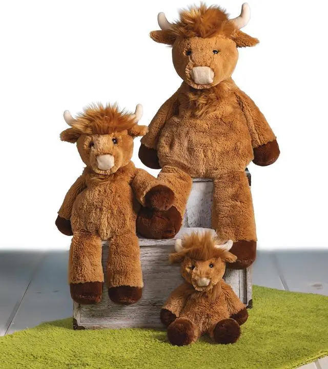 Alt view image 4 of 4 - Mary Meyer Marshmallow Stuffed Animal Soft Toy, 9-In. Junior Hagrid Highland Cow