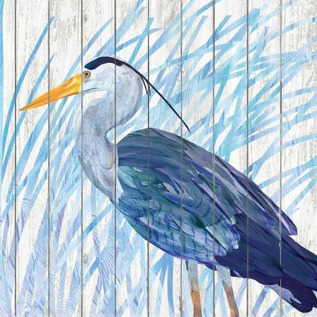 Main image of Paperproducts Design Waterside Heron Beverage Napkin, Patti Gay/Two Can Art