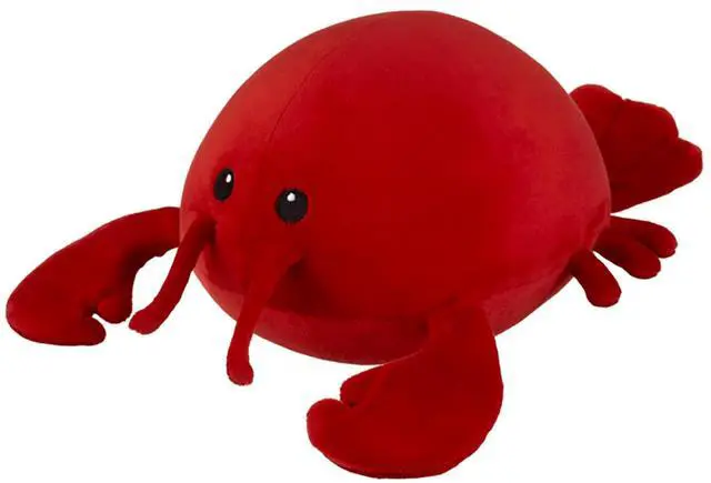 Main image of Ganz H14985 Squishy Squad Red Lobster Plush Stuffed Animal, 10" Long