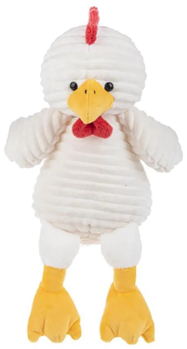 Alt view image 2 of 2 - Ganz Ribbles Chicken Corduroy Plush Stuffed Animal Toy, 12"