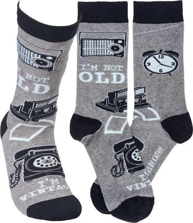 Main image of Primitives By Kathy Socks - I'm Not Old I'm Vintage