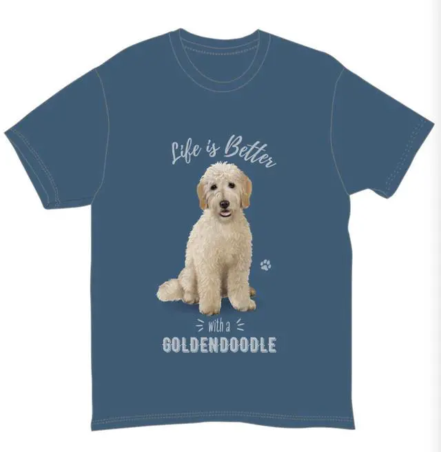 Main image of Goldendoodle Unisex 100% Cotton T-Shirt - Super Soft & Comfortable, Small