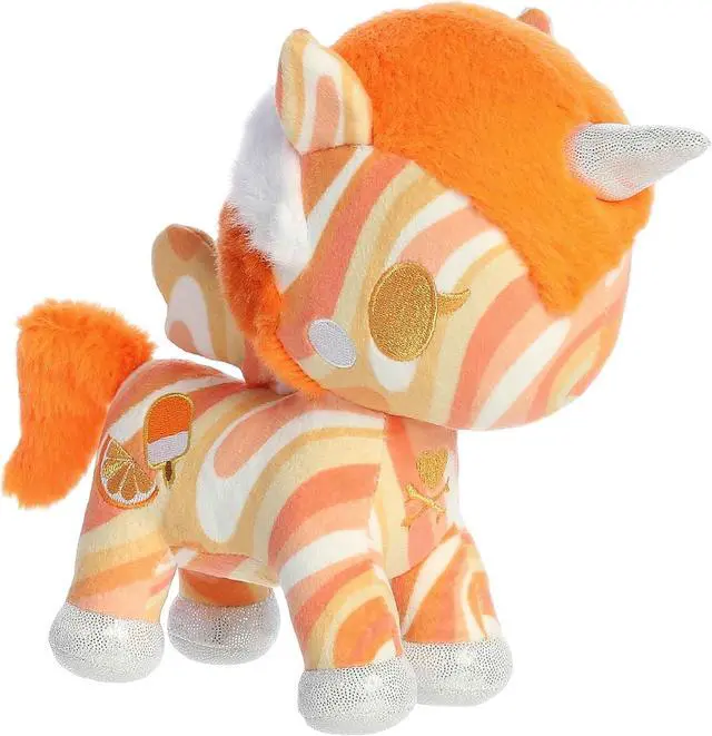 Main image of Aurora© Tokidoki Frozen Treats Unicorno Orange Swirl Stuffed Animal, 7.5 inches