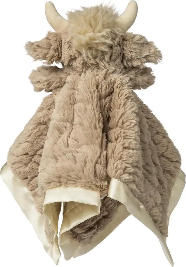 Alt view image 2 of 2 - Mary Meyer Putty Nursery Character Blanket, 13 x 13-Inches, Brown Highland Cow
