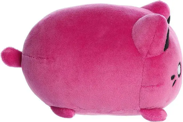 Alt view image 3 of 4 - Aurora® Enchanting Tasty Peach® Cosmic Purple Meowchi Stuffed Animal, 7 in
