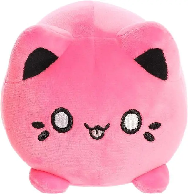 Alt view image 2 of 4 - Aurora® Enchanting Tasty Peach® Vivid Pink Meowchi Stuffed Animal, 7 in