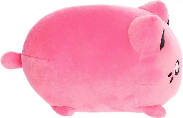 Alt view image 3 of 4 - Aurora® Enchanting Tasty Peach® Vivid Pink Meowchi Stuffed Animal, 7 in