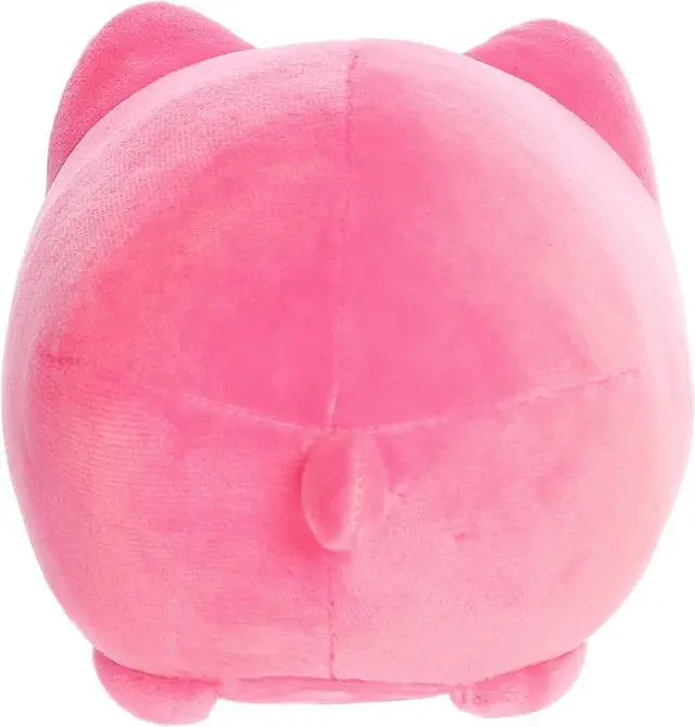 Alt view image 4 of 4 - Aurora® Enchanting Tasty Peach® Vivid Pink Meowchi Stuffed Animal, 7 in
