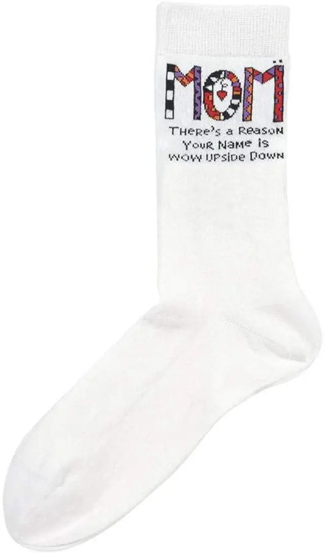 Main image of Enesco Our Name Is Mud Cuppa Doodle Mom Socks