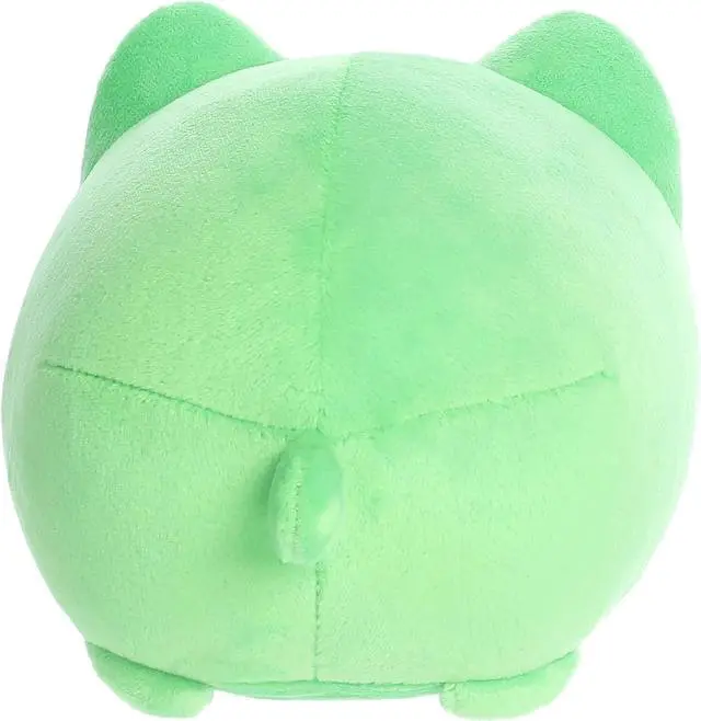 Alt view image 4 of 4 - Aurora® Enchanting Tasty Peach® Toxic Green Meowchi Stuffed Animal, 7 in