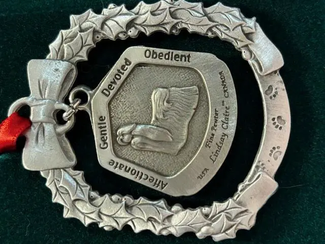 Alt view image 2 of 2 - Shih Tzu Fine Pewter Dog Breed Ornament