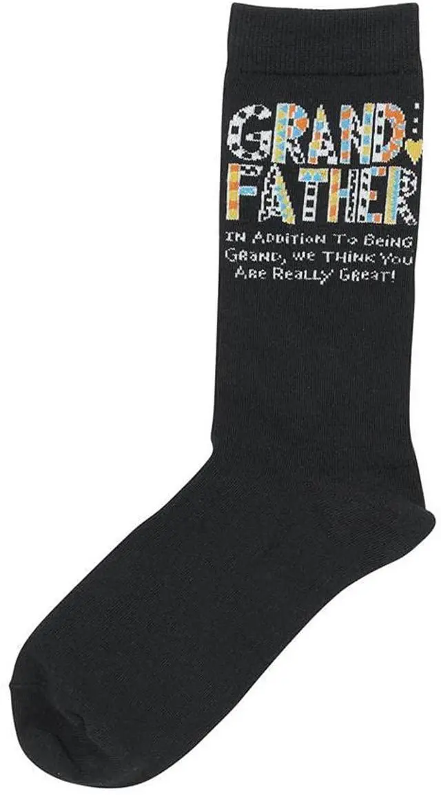 Main image of Enesco Our Name Is Mud Cuppa Doodle Grandfather Socks